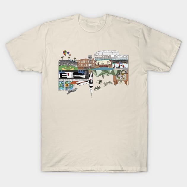 Huntsville Scapes // Arts and Sports T-Shirt by MellyLunaDesigns